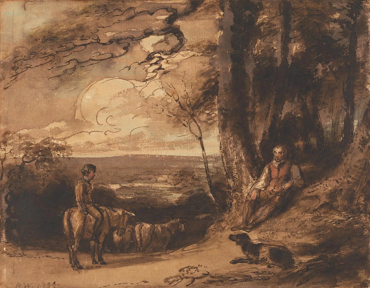 Conversazione su una strada di campagna - Yale Center for British Art